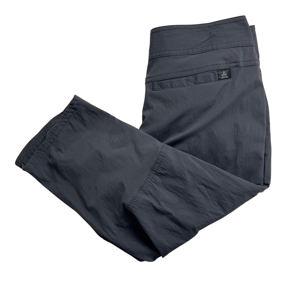 Prana jasmine knicker Hiking Capri Pants Gray Stretch Cropped Outdoor Women 2